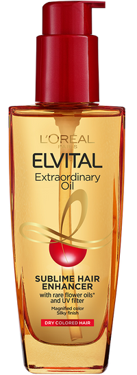 Seerumi värjätyt hiukset Elvital Extraordinary Oil pakkauskuva