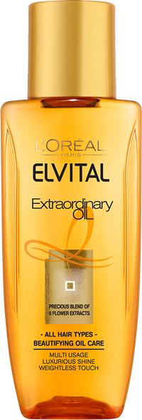 Seerumi kuivat hiukset Elvital Extraordinary Oil pakkauskuva