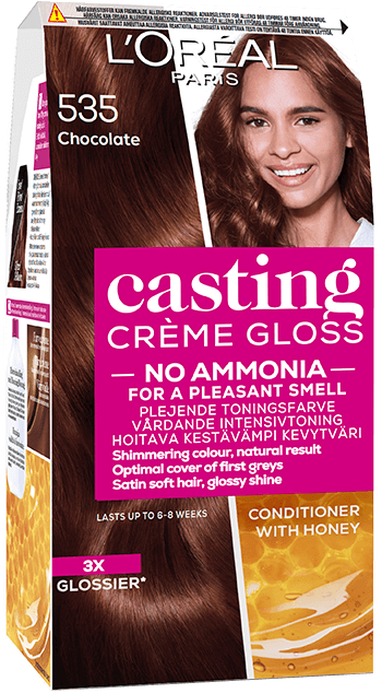 Hiusväri 535 Chocolate Casting Creme Gloss pakkauskuva