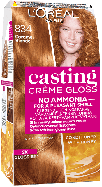 Hiusväri 834 Amber Blonde Casting Creme Gloss pakkauskuva