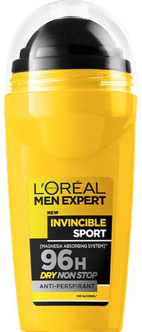 Roll on deodorantti Invincible Sport Men Expert hero pakkauskuva