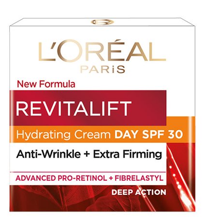 Kasvojenhoito päivävoide Spf 30 Revitalift edestä pakkauskuva